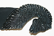 Belt, Elsa Schiaparelli (Italian, 1890–1973), leather, plastic (cellulose acetate, cellulose nitrate), French