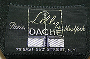 Hat, Lilly Daché (American (born France), Bègles 1898–1989 Louvecienne), wool, plastic, American