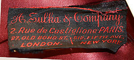 Dressing gown, silk, French