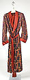 Dressing gown, silk, French
