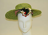 Hat, Suzanne Talbot, straw, French