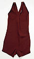 Bathing suit, wool, probably American