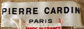 Ensemble, Pierre Cardin (French (born Italy), San Biagio di Callalta 1922–2020 Neuilly), wool, leather, plastic (vinyl), French