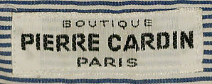 Ensemble, Pierre Cardin (French (born Italy), San Biagio di Callalta 1922–2020 Neuilly), wool, cotton, silk, leather, fur, French