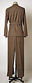Ensemble, Pierre Cardin (French (born Italy), San Biagio di Callalta 1922–2020 Neuilly), wool, cotton, silk, leather, French