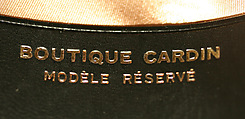 Ensemble, Pierre Cardin (French (born Italy), San Biagio di Callalta 1922–2020 Neuilly), wool, cotton, silk, leather, French