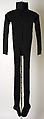 Ensemble, Pierre Cardin (French (born Italy), San Biagio di Callalta 1922–2020 Neuilly), wool, plastic (polyvinyl chloride, cellulose acetate), French