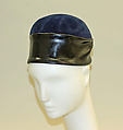 Ensemble, Pierre Cardin (French (born Italy), San Biagio di Callalta 1922–2020 Neuilly), wool, plastic (polyvinyl chloride, cellulose acetate), French