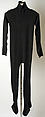 Ensemble, Pierre Cardin (French (born Italy), San Biagio di Callalta 1922–2020 Neuilly), wool, plastic (polyurethane, polyvinyl chloride), metal, rubber (vulcanite), French