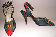 Sandals, House of Dior (French, founded 1946), wool, leather, metal, French