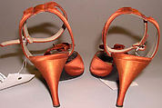 Evening accessory set, (a, b) House of Dior (French, founded 1946), silk, leather, French