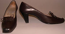 Shoes, House of Dior (French, founded 1946), leather, French