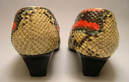 Shoes, House of Dior (French, founded 1946), leather, French
