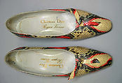 Shoes, House of Dior (French, founded 1946), leather, French