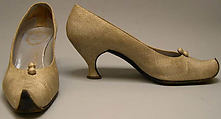 Shoes, House of Dior (French, founded 1946), silk, leather, French