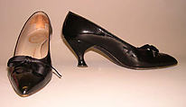 Shoes, House of Dior (French, founded 1946), leather, silk, plastic (vinyl), French