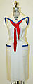 Dress, Norman Norell (American, Noblesville, Indiana 1900–1972 New York), linen, silk, American