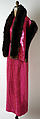 Evening ensemble, Norman Norell (American, Noblesville, Indiana 1900–1972 New York), silk, plastic, fur, American