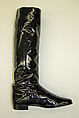 Boots, Herbert Levine Inc.  American, plastic (vinyl), leather, American