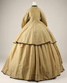 Walking dress, silk, wool, American or European