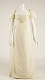 Evening dress, cotton, European