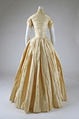 Dinner dress, silk, American
