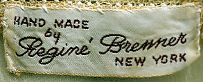 Slip, silk, cotton, American