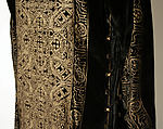 Evening dress, Fortuny (Italian, founded 1906), silk, glass, Italian