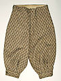 Knickerbockers, wool, American