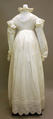 Morning dress, cotton, British