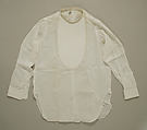 Shirt, F. R. Tripler & Co. (American), cotton, linen, American