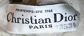 Cocktail ensemble, House of Dior (French, founded 1946), cotton, silk, French