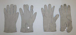 Accessory set, (a) A. Sulka & Company (French, 1893–2002), silk, leather, wool, wood, silver, American and European