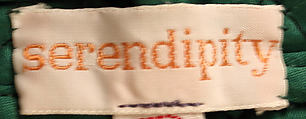 Ensemble, Serendipity 3 (American, opened 1954), cotton, American