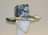 Hat, Serendipity 3 (American, opened 1954), cotton, American