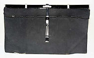 Bag, Cartier (French, founded Paris, 1847), leather, silver, diamonds, onyx, pearls, silk, French