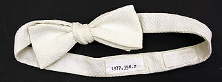 Bow tie, Abraham & Straus, cotton, American