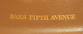 Boater, Saks Fifth Avenue (American, founded 1924), straw, rayon, American