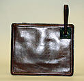 Clutch, Calderon, leather, metal, American