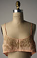 Brassiere, silk, cotton, French