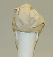 Turban, House of Balenciaga (French, founded 1937), wool, French