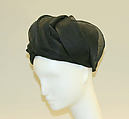 Toque, House of Balenciaga French, cotton, French