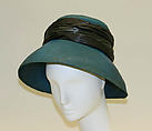 Hat, House of Dior (French, founded 1946), straw, French