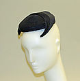 Hat, House of Dior (French, founded 1946), straw, French