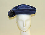 Hat, House of Dior (French, founded 1946), silk, cotton, French