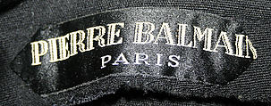 Dress, House of Balmain (French, founded 1945), wool, French