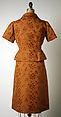 Ensemble, House of Givenchy (French, founded 1952), silk, cotton, leather, French