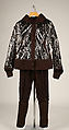 Ensemble, Carlo Palazzi, Inc., wool, cotton, plastic, leather, rubber, Italian