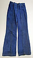 Pantsuit, Henri Bendel (American, founded 1895), leather, American or European