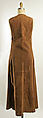 Vest, Bloomingdale Brothers Inc. (American, founded 1872), leather, brass, French